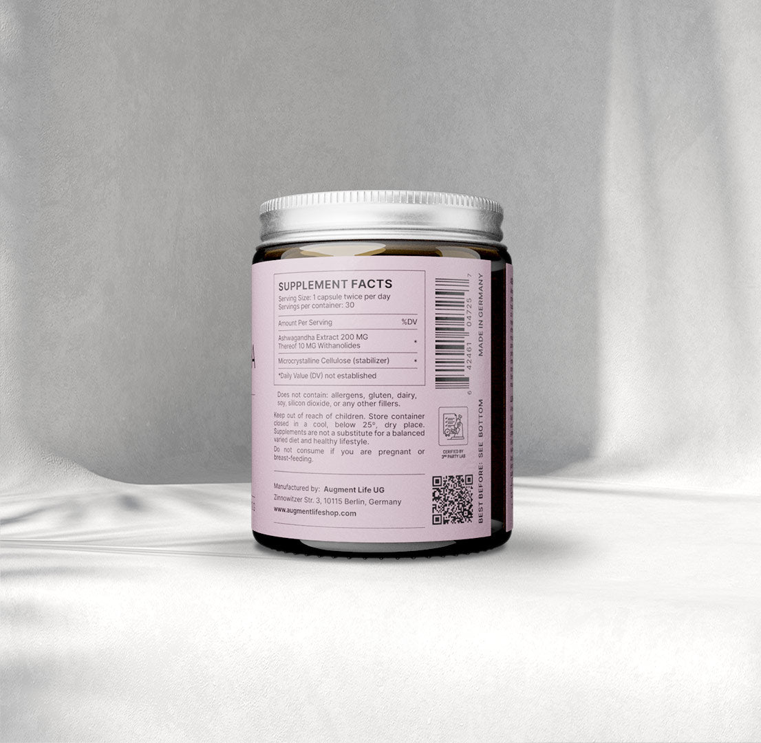 Ashwagandha (Withania somnifera) - 200 mg - 5% Withanolides