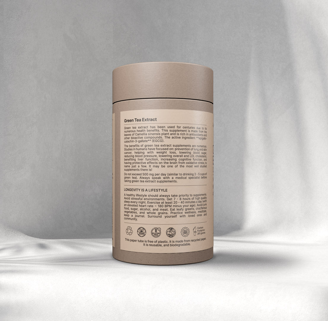 Estratto di Tè Verde - Capsule da 250 mg - 40% EGCG - Camellia Sinensis L.
