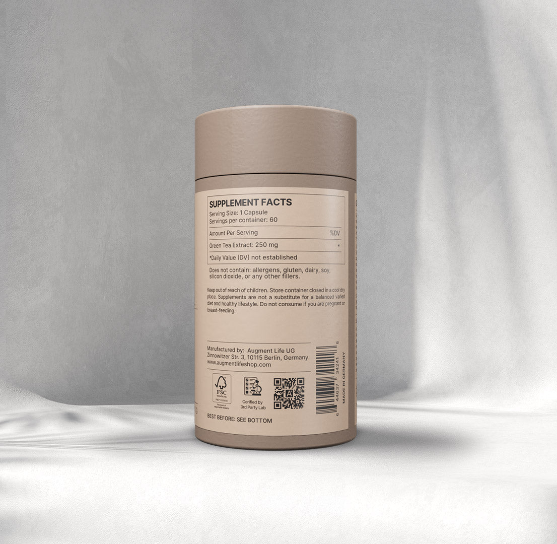 Estratto di Tè Verde - Capsule da 250 mg - 40% EGCG - Camellia Sinensis L.