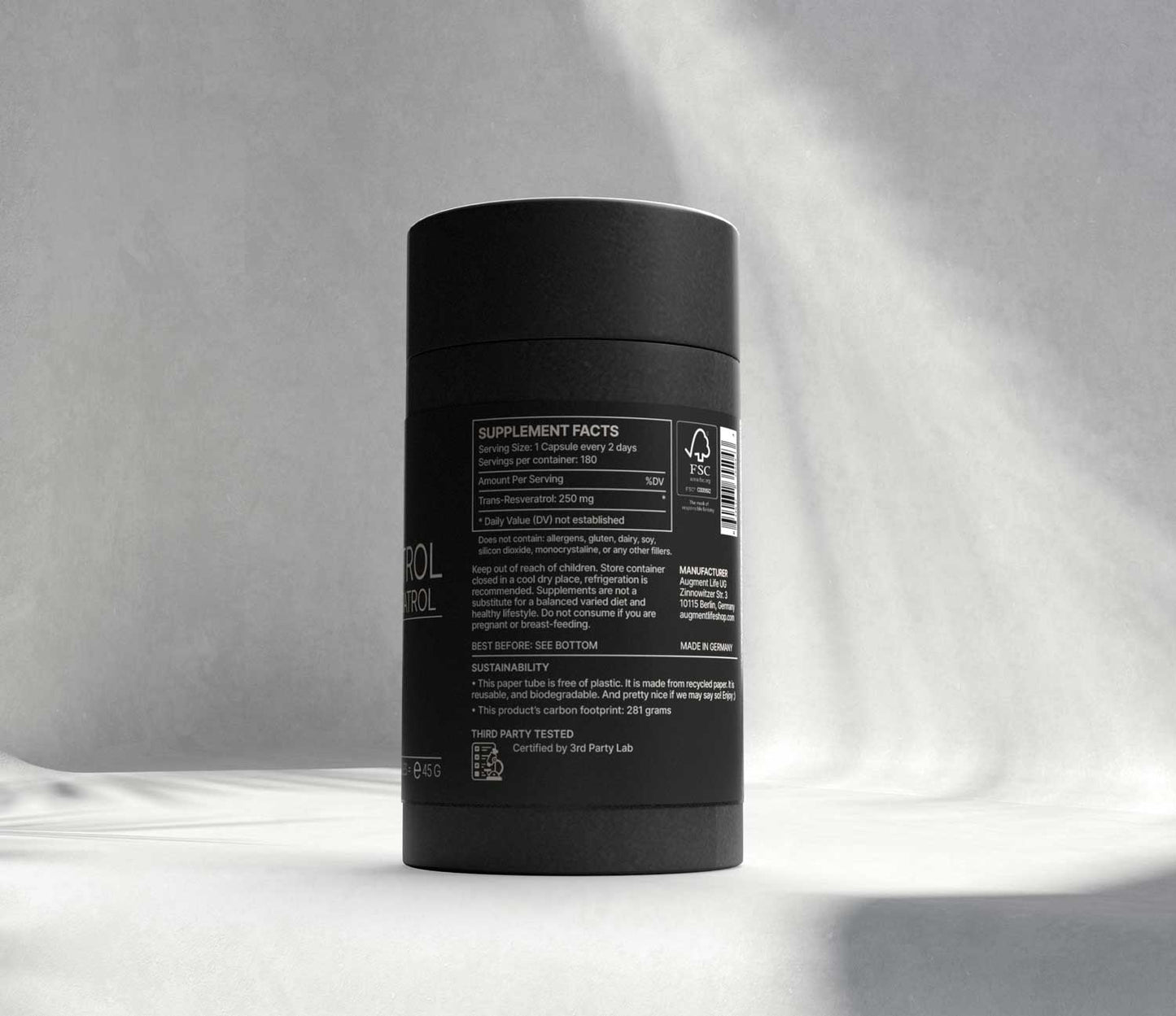 Trans-Resveratrol - Kapslar - >99,5% Ren
