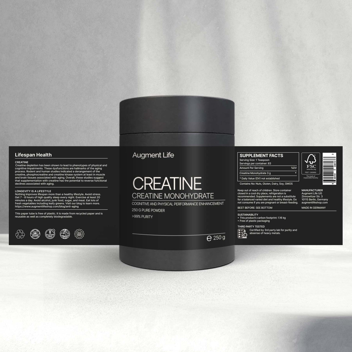 Kreatin-Monohydrat – Pulver