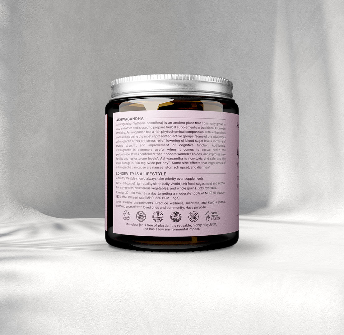 Ashwagandha (Withania somnifera) - 300 mg - 5% Withanolides
