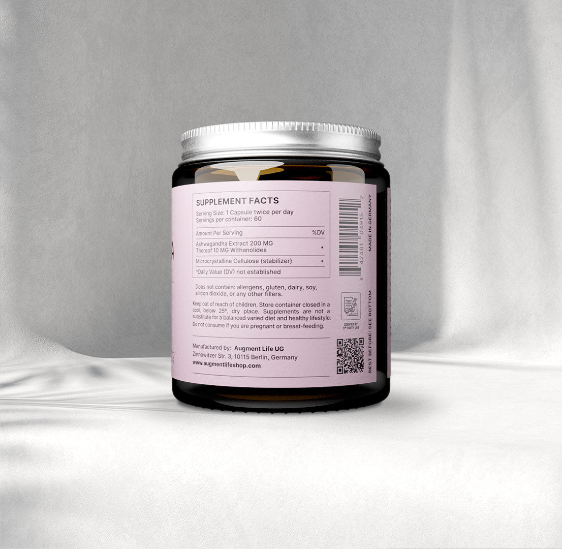 Ashwagandha (Withania somnifera) - 300 mg - 5% Withanolides