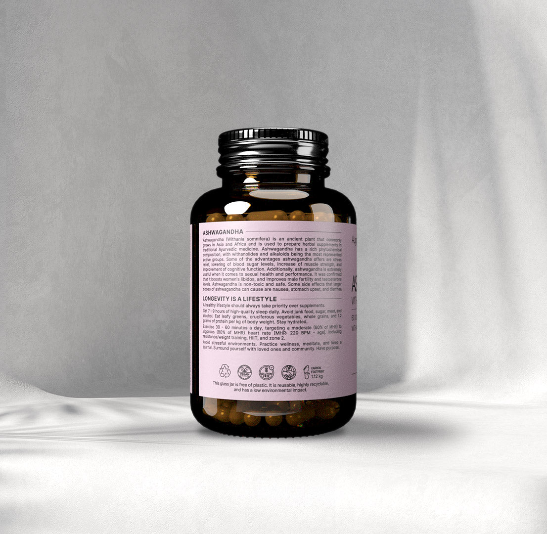 Ashwagandha (Withania somnifera) - 200 mg - 5% Withanolides