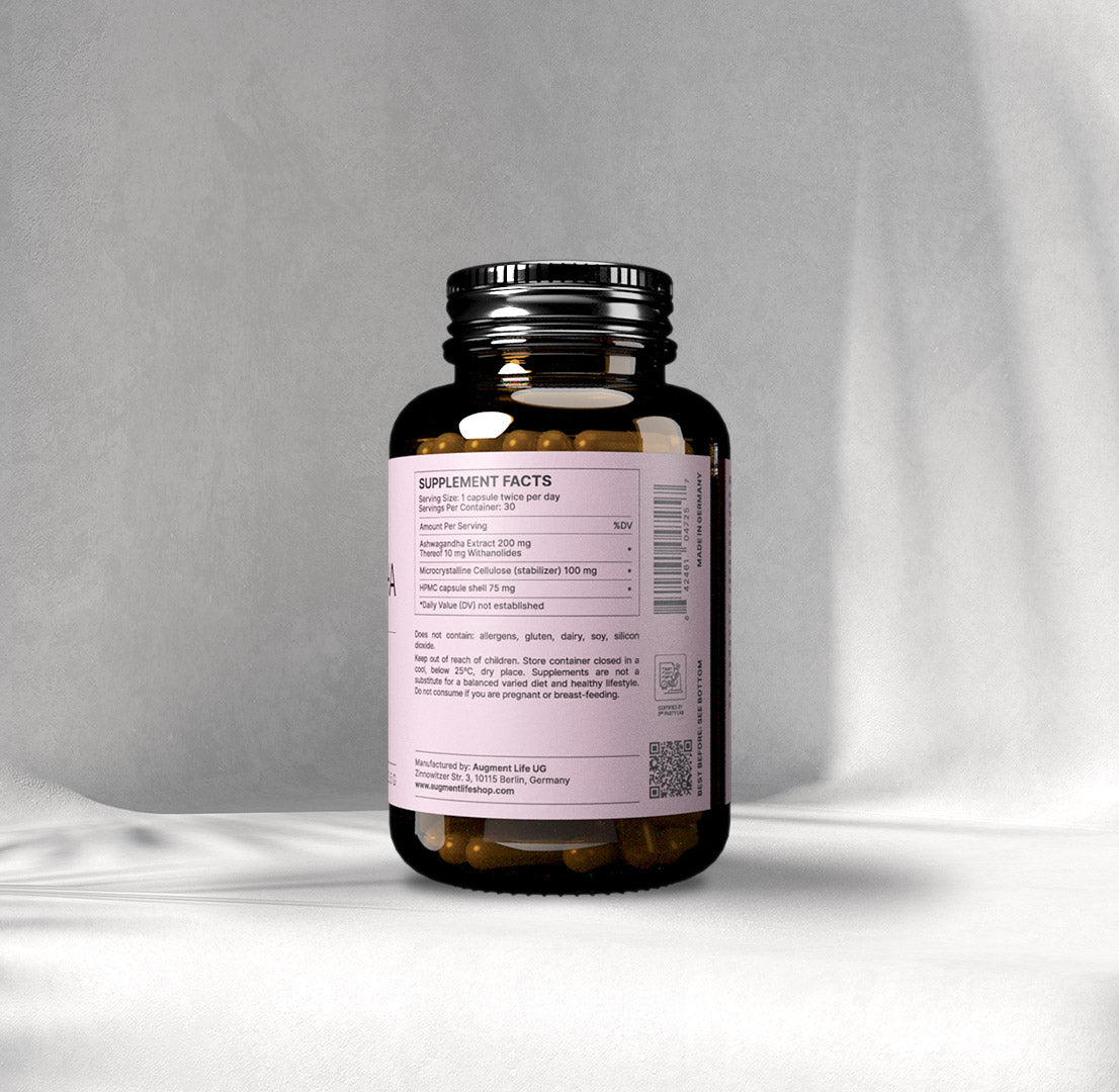 Ashwagandha (Withania somnifera) - 200 mg - 5% Withanolides