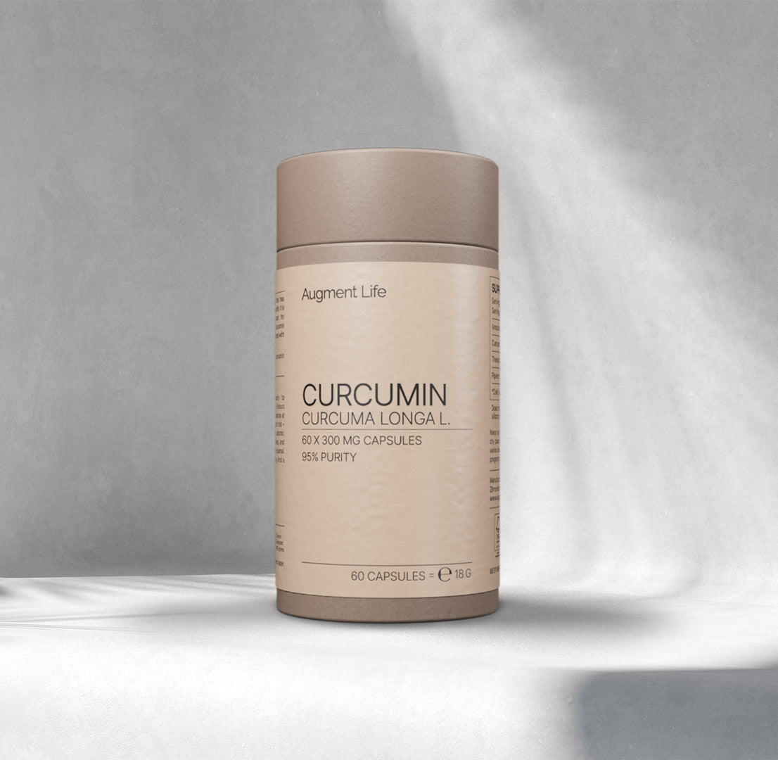 Curcumina - Cápsulas de 300 mg - 95% de Curcuminoides - Curcuma Longa L