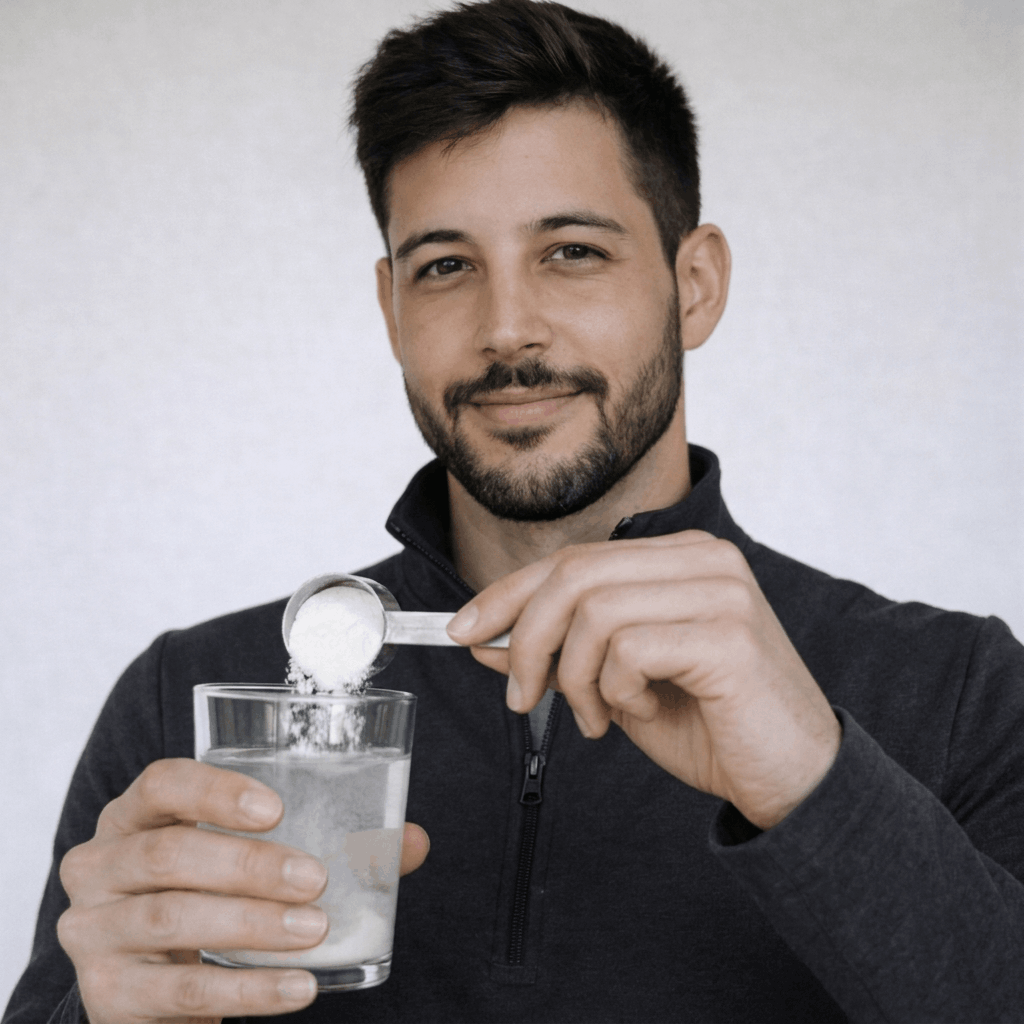 Mix One Scoop with Water
