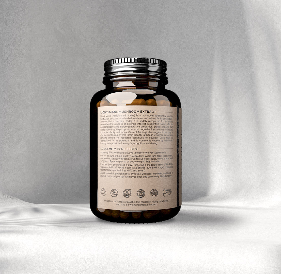 Lion's Mane Mushroom Extract (120 capsules)