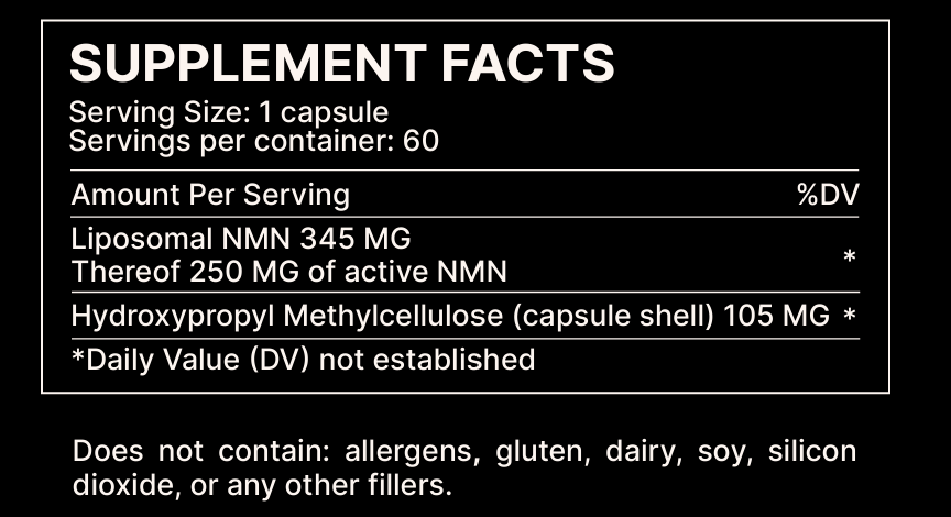 Informatie over Liposomaal NMN-capsules