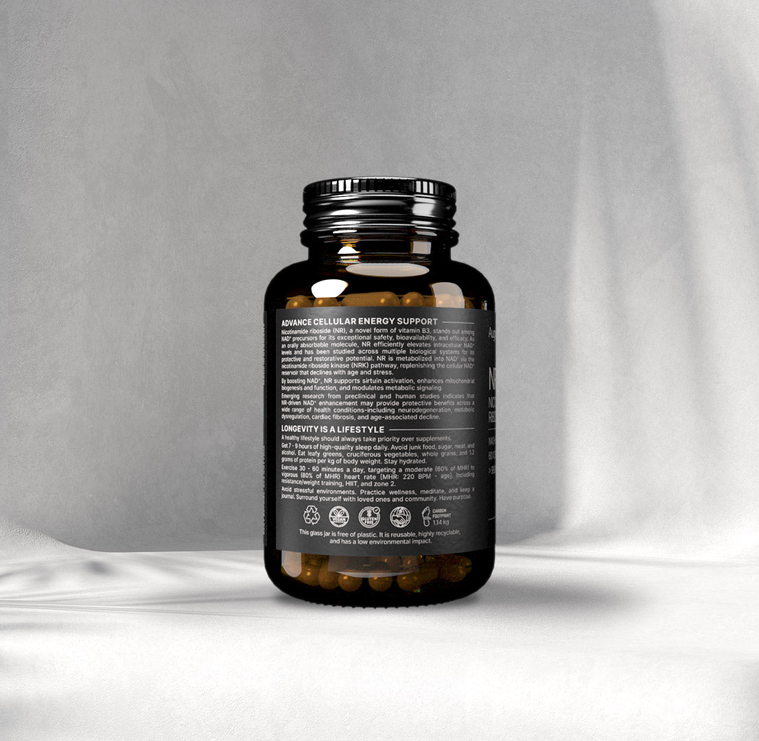NR - nikotinamid ribozid klorid - 300 mg kapsule - 98% čistost