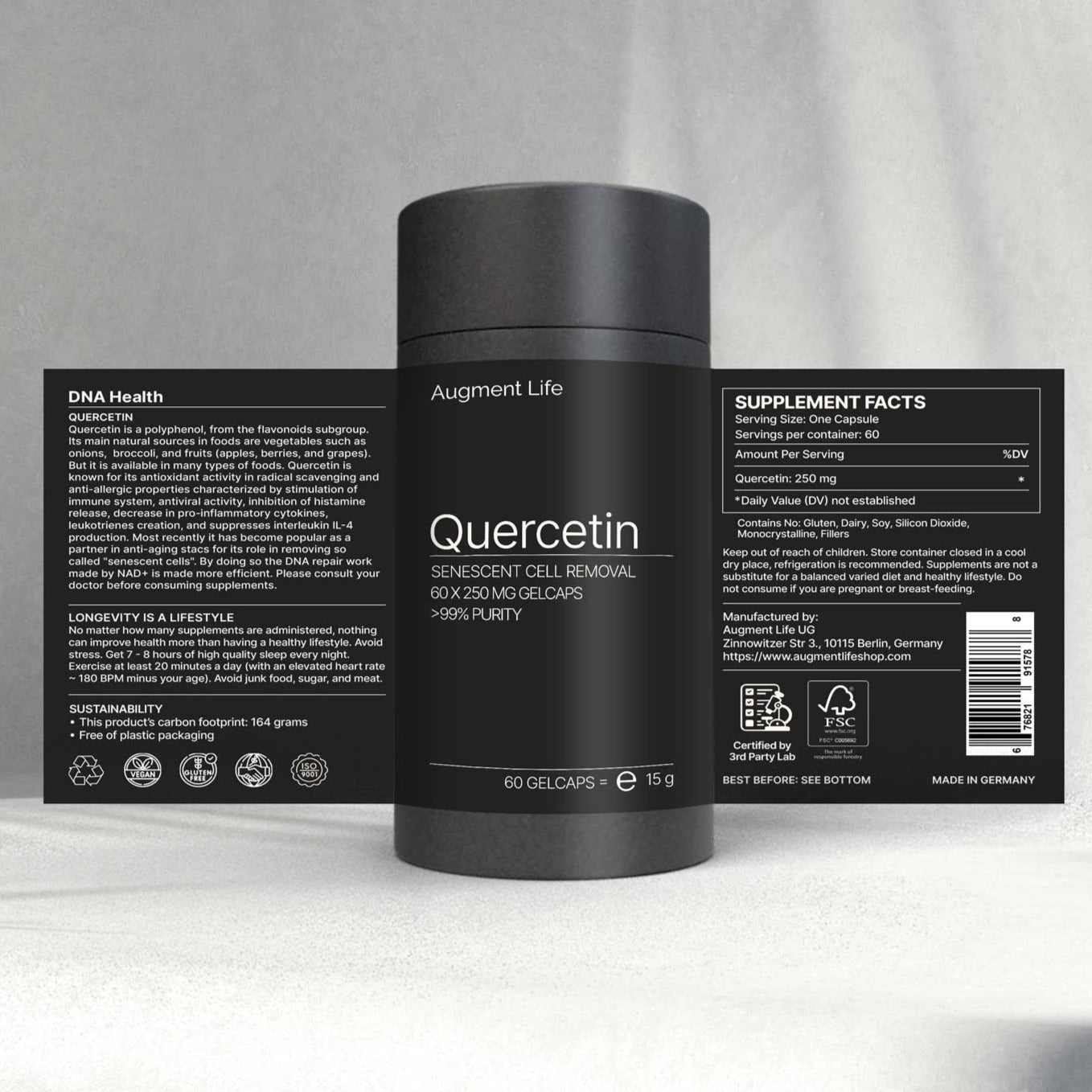 Quercetin - kapsler - 99% renhed