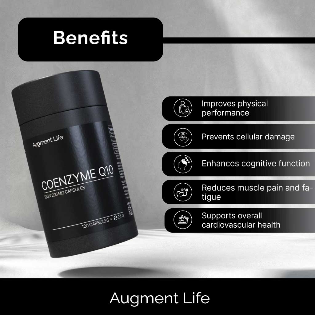 Coenzyme Q10 200 mg x 120 capsules Augment Life