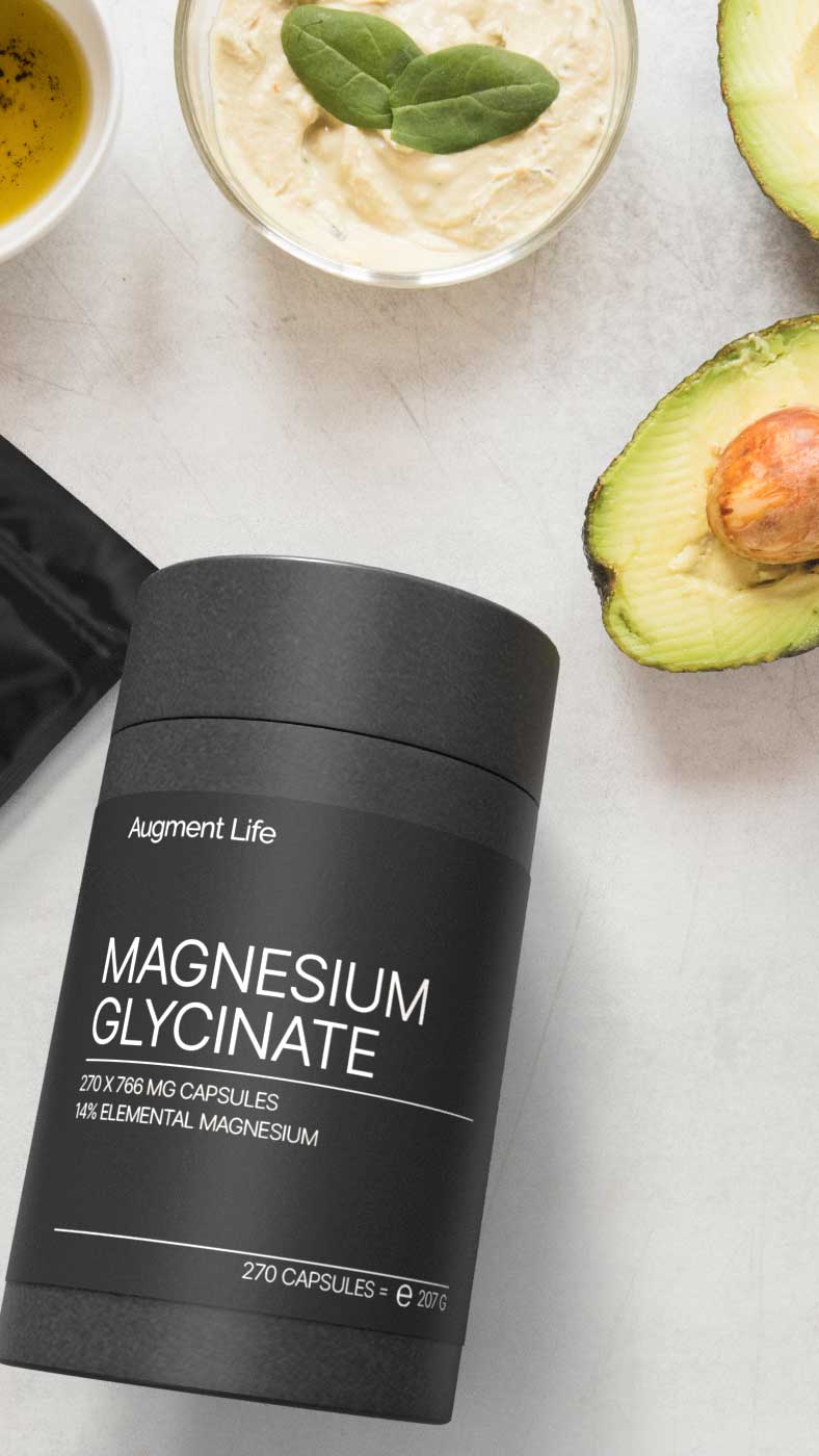 Magnesium Glycinate - 766 mg capsules - 14% elemental magnesium